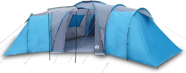 Furnicato Familienzelt Kuppel Blau B/T/H: 840 x 720 x 200 cm - Bild 1
