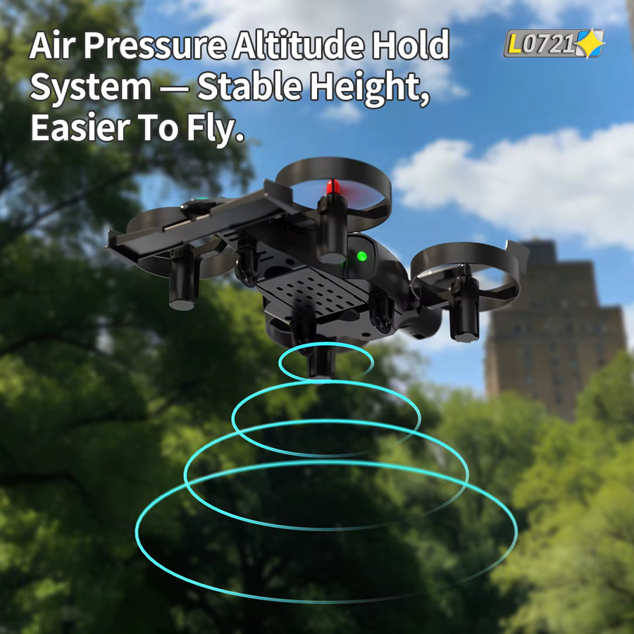 Fremego 2-in-1 Land- und Luft-Dual-RC-Quadcopter & RC-Drift-Auto, ferngesteuert, rot - Bild 4