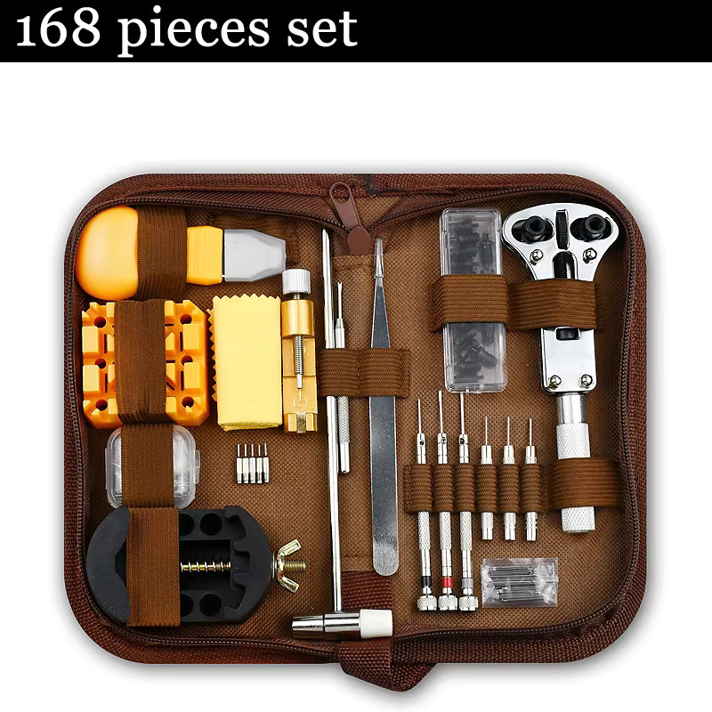 BOXUEQI Uhrenreparatur-Werkzeugset, Edelstahl, Silber, Unisex - Bild 4