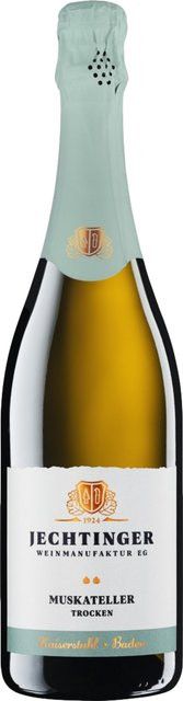 Jechtinger Muskateller Sekt, trocken, Baden, 2023, 0,75 l - Bild 1