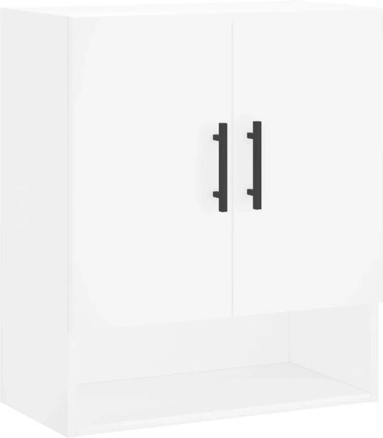 vidaXL Wandschrank Weiß aus Holzwerkstoff mit Scharniertüren B: 60 cm, T: 31 cm, H: 70 cm - Bild 1