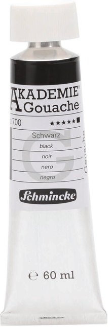 Schmincke Akademie Gouache Farbe Schwarz 60 ml - Bild 1