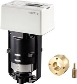 Oventrop Elektromotorischer Stellantrieb 24 V mit Federzug und Adapter, weiß, glatt geschliffen - Bild 1