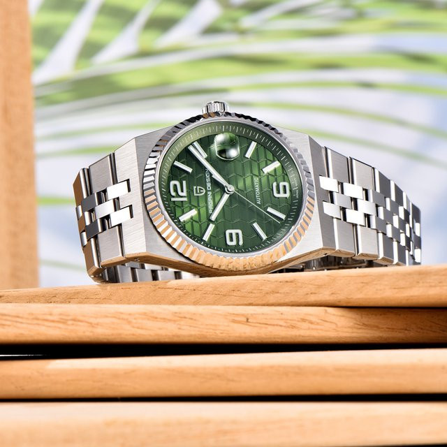 PAGANI DESIGN Automatik-Armbanduhr, Edelstahl, Saphirglas, Herren - Bild 1