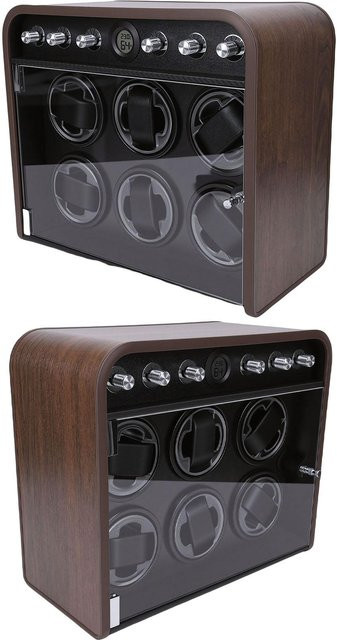 aimo Uhrenbeweger, Automatik, 6 Uhren, Schwarz - Bild 1