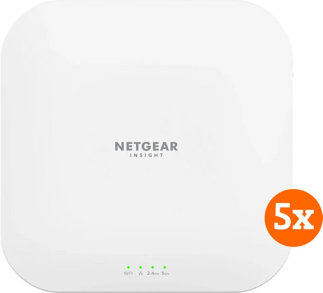 Netgear WAX620 WiFi 6 Access Point 5er-Pack in Weiß - Bild 1