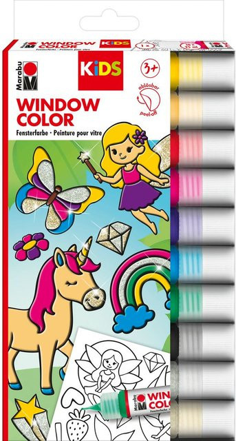 Marabu Window Color Glitzerfee Set - Bild 1