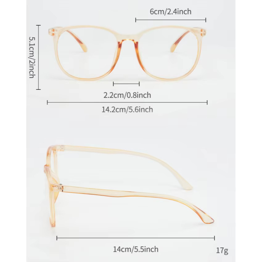 RELEN Korrektionsbrille, Unisex, Rund, Vollrand, Kunststoff - Bild 2