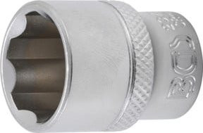 BGS Super Lock Steckschlüssel-Einsatz aus Chrom-Vanadium mit 3/8 Zoll Antrieb und 17 mm Schlüsselweite in Silber - Bild 1