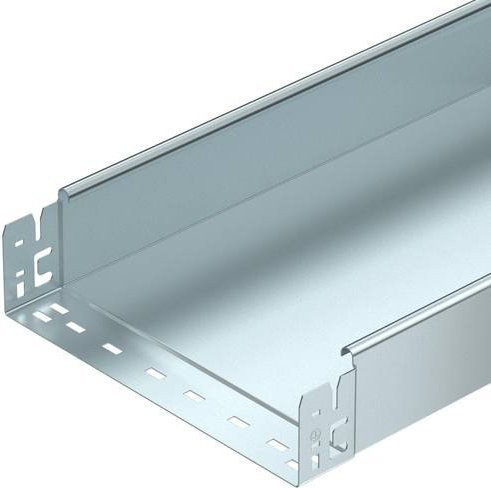 OBO Bettermann Kabelrinne in Silber, B/H/L: 200,00 mm x 85,00 mm x 3 m - Bild 1