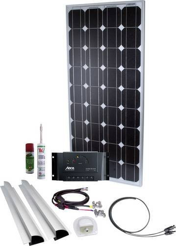Phaesun Base Camp One 600191 Solar-Set 100 Wp mit Laderegler in Schwarz - Bild 1