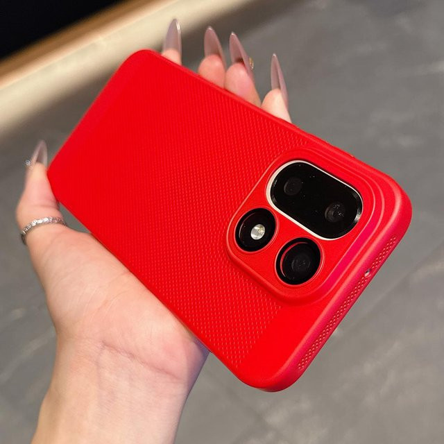 Stoßfeste OnePlus 15 Handyhülle mit Wärmeableitung in Rot - Bild 1