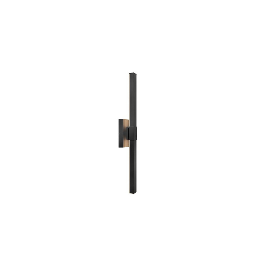 Kichler Nocar Außenwandleuchte Schwarz KL-NOCAR-L-BK Up-Down Wandlampe für Garten und Außenbereich aus Metall - Bild 1