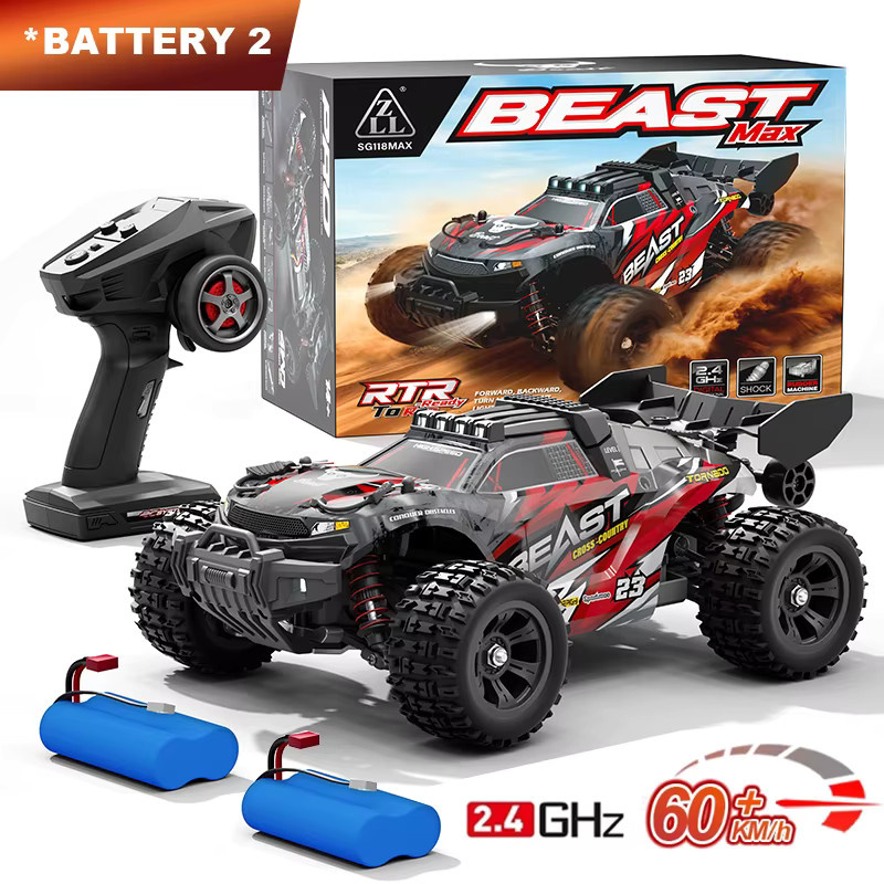ZNLYRION SG118MAX PRO RC Offroad-Truck, 1:18, 4WD, bürstenlos, ferngesteuert, mit Metallchassis - Bild 8