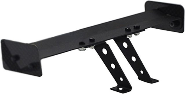 RcAidong Heckspoiler, Aluminiumlegierung, 1/10 Maßstab, Schwarz - Bild 1