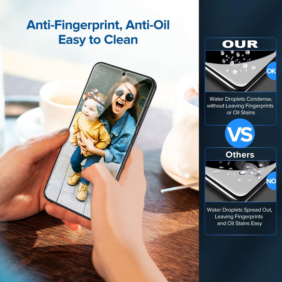 Samsung Galaxy S24 gehärtetes Glas transparent - Bild 5