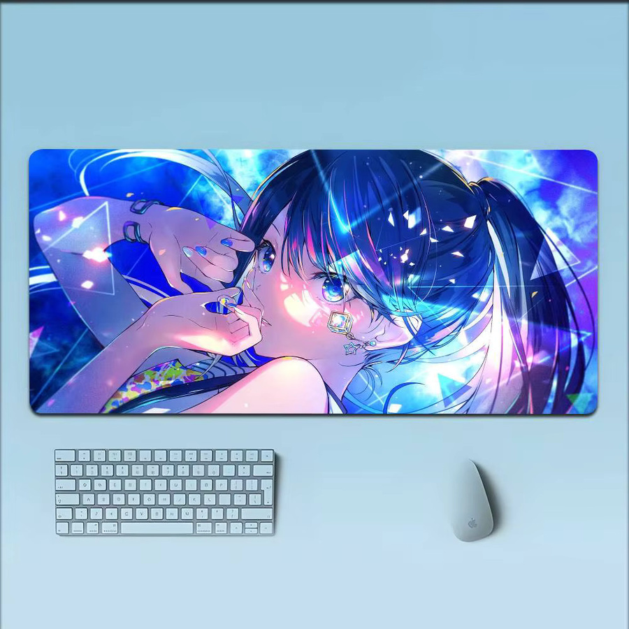 Moetch Anime Mousepad H-hoshino I-ichika XXL Rutschfest für Büro und E-Sport, Mehrfarbig - Bild 3