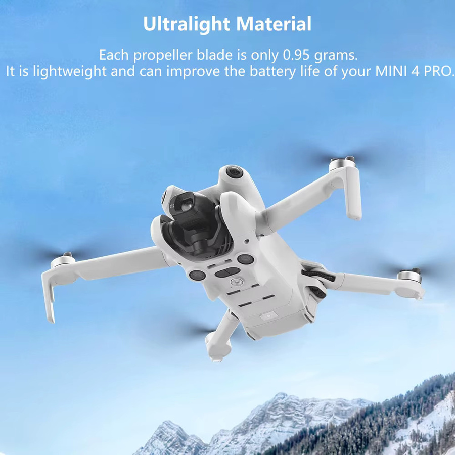 DJI Propeller für Mini 4 Pro, geräuscharme Ersatzklingen in Schwarz - Bild 3