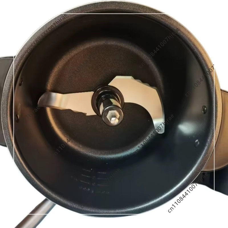 MLHJ Fufu-Maschine und Fleischzerkleinerer aus Edelstahl in Schwarz-Silber, 6L - Bild 3