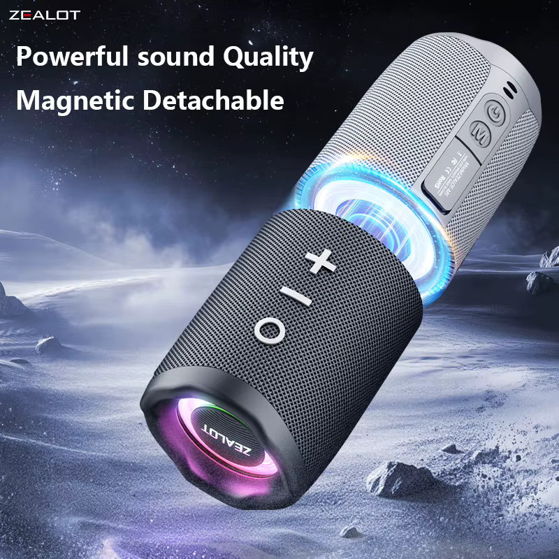 ZEALOT M5 Magnetischer Bluetooth-Lautsprecher mit Powerbank in Macaron-Farben, 2-in-1 Tragbarer Mini-Lautsprecher mit Dual-Kanal - Bild 3