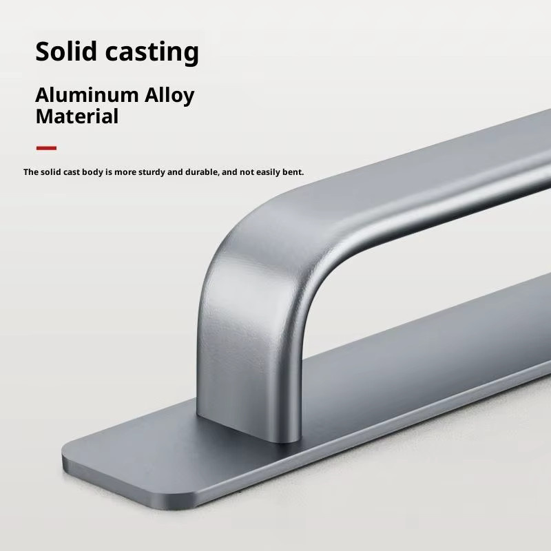 JETTING Bohrfreier Griff aus Aluminiumlegierung für Glasschiebetüren, Fenster und Schubladen, Push-Pull-Türgriff - Bild 2