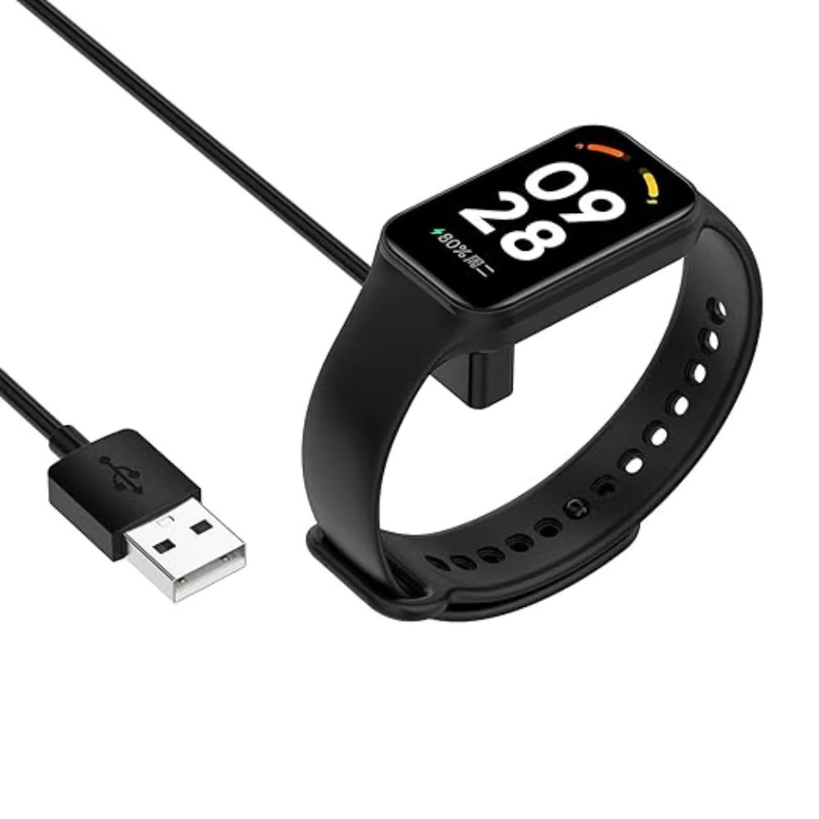 Xiaomi USB-A-Ladekabel für Mi Band 8, Mi Band 9 und Mi Band 10 in Schwarz, Länge: 100 cm - Bild 2