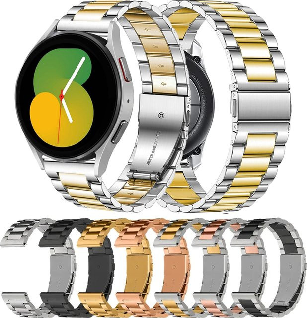 Uhrenarmband Edelstahl, 20mm 22mm, für Samsung Galaxy, Amazfit - Bild 1
