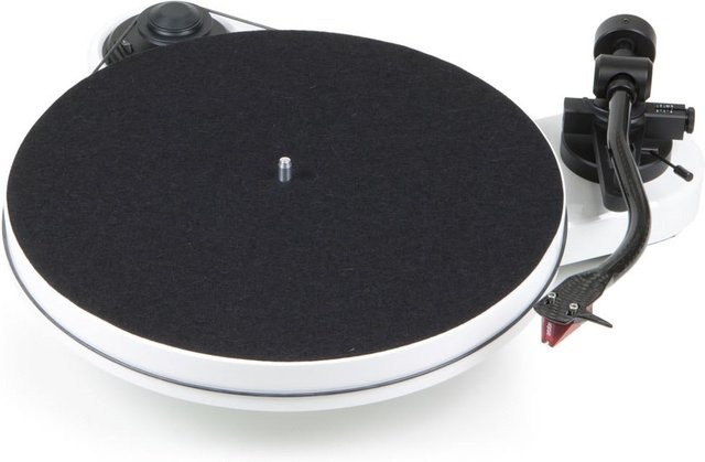 Pro-Ject RPM-1 Carbon 2M Red Plattenspieler in Weiß Hochglanz - Bild 1