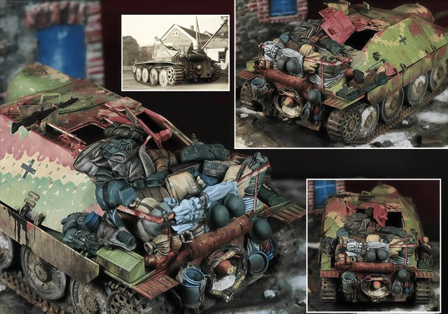 GK Hunter Tank Destroyer, Resin-Modellbausatz, 1:35 - Bild 1