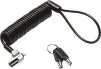 Kensington NanoSaver Portable Keyed Laptop Lock Sicherheitskabelschloss in Schwarz und Silber mit 2,3 m Kabel - Bild 1