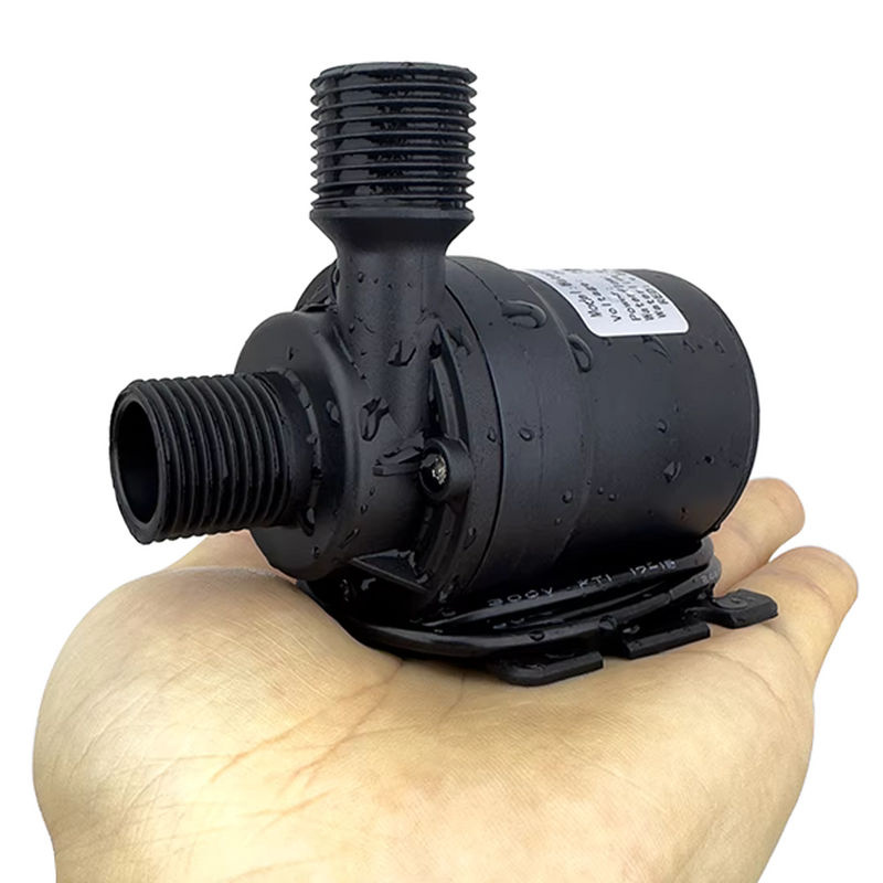 xmshxltd DC12V Wasserpumpe mit bürstenlosem Motor, 1000L/H, 8M Förderhöhe, 1/2 Zoll Tauchpumpe, IP68, Schwarz - Bild 3