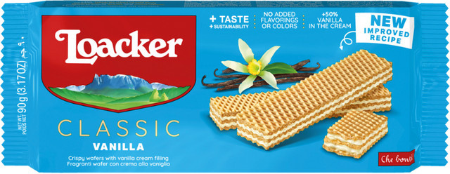 Loacker Classic Vanille Waffeln 90 g - Bild 1
