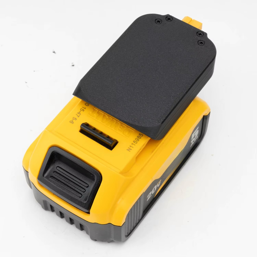 DeWALT DIY-Adapter XT60-Buchsenadapter für 20V Lithium-Akkus mit USB-C Anschluss - Bild 2