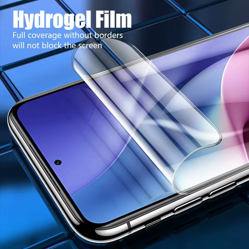 3er Pack Hydrogel Display Schutzfolien für Xiaomi Mi 11 Lite, 12X, Poco C65, F3, F5 Pro, F6, X6, M3, M4, M5, M6, X3, X4, X5 in Transparent - Bild 2