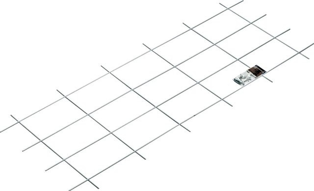 Kunststoffbeschichtetes Metallspalier in Weiß, Höhe: 150 cm, Breite: 60 cm - Bild 1