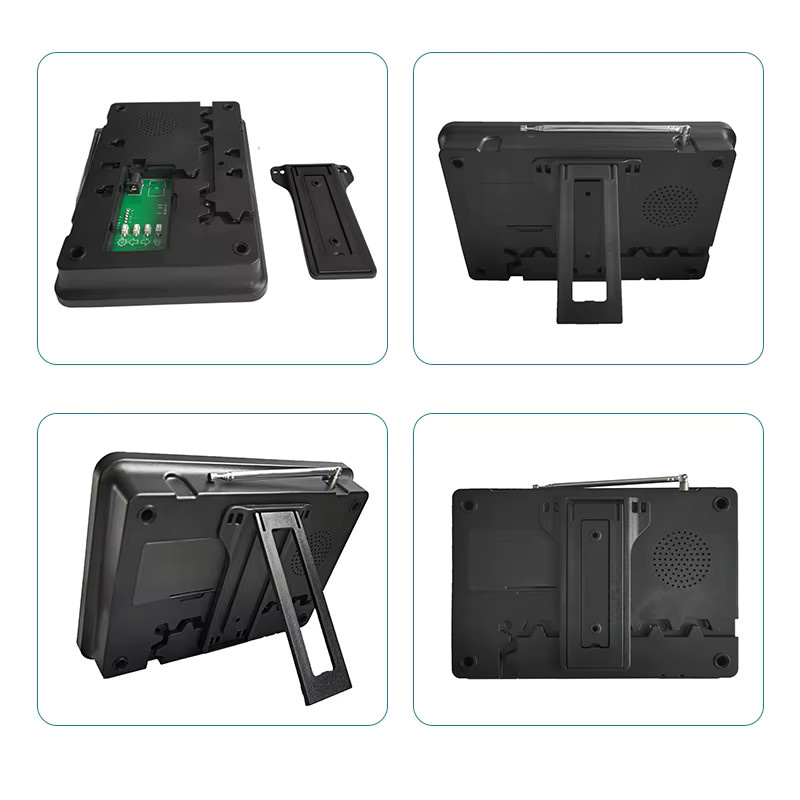 Ycall Kabelloses Rufsystem für Restaurants mit 1 Empfänger-Monitor und 10 Vibrations-Pager-Tasten in Schwarz - Bild 5