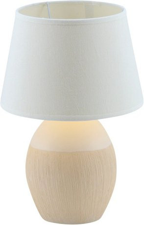 Näve Tischleuchte Sullivan aus Keramik in Weiss mit Ø 20 cm - Bild 1