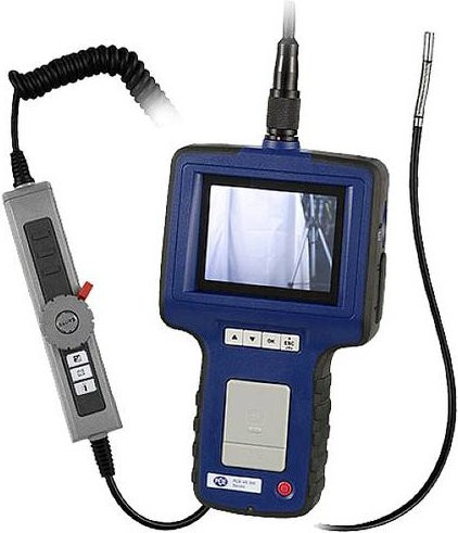 PCE Instruments Videoendoskop PCE-VE 350HR Inspektionskamera Boroskop in Schwarz und Blau - Bild 1