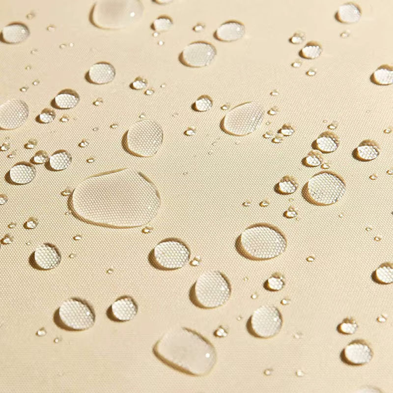 Wasserdichtes Sonnensegel aus Polyester mit Teleskopwelle in Grau für Garten, Pool und Balkon - Bild 2