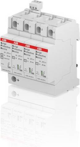 ABB 2CTB803873R1300 OVR T2 N3 40-275 P TS QS Einbau-Modul in Weiß - Bild 1
