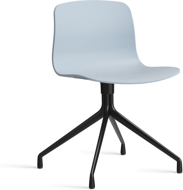 HAY About A Chair AAC 10 Drehstuhl aus Kunststoff in Blau Matt - Bild 1