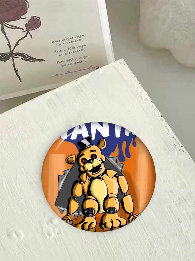 Anstecknadel Gnarpy auf einem Skateboard, Unisex - Bild 4