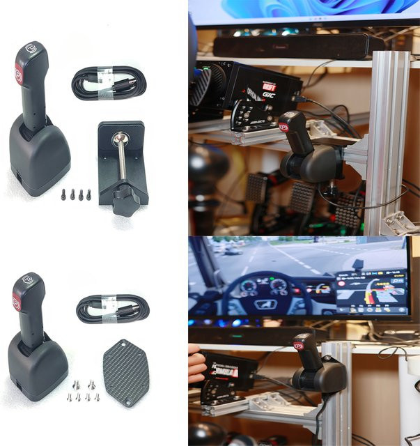 Thrustmaster USB Handbremse für Scania Lkw Simulator und Thrustmaster T300 Lenkräder in Schwarz - Bild 1