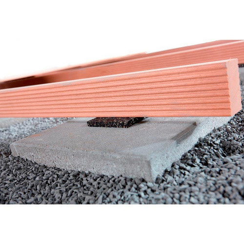 Wolfcraft Gummipads für die Terrasse, 20 Stück, bunt (Grau, Rot, Schwarz, Grün), B/T/H: 9,0 x 9,0 x 1,0 cm - Bild 3
