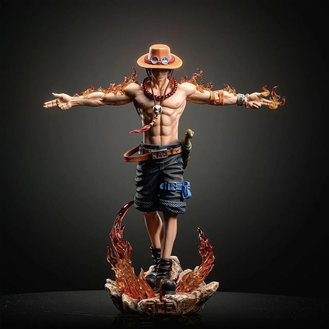 Bandai One Piece Portgas Ass Action Figur, 28cm, Kunststoff - Bild 1