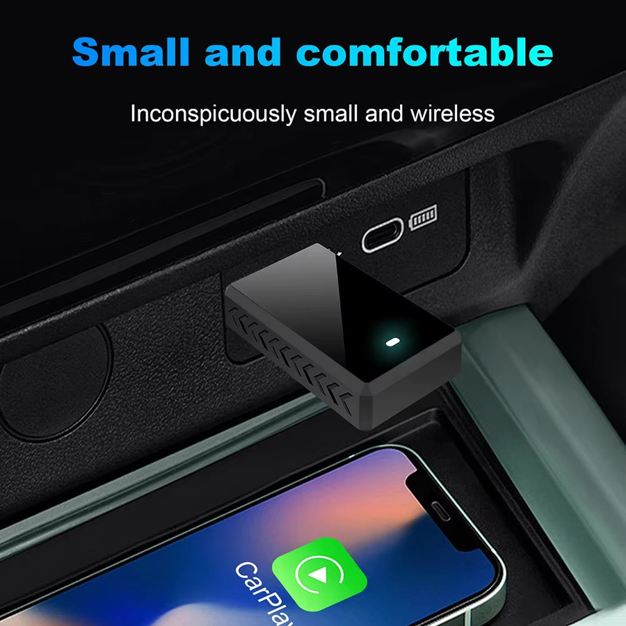 Qzonnect 2025 Wireless CarPlay und Android Auto Dongle Adapter mit 5 GHz WiFi und Bluetooth 5.0 in Schwarz oder Silber - Bild 4