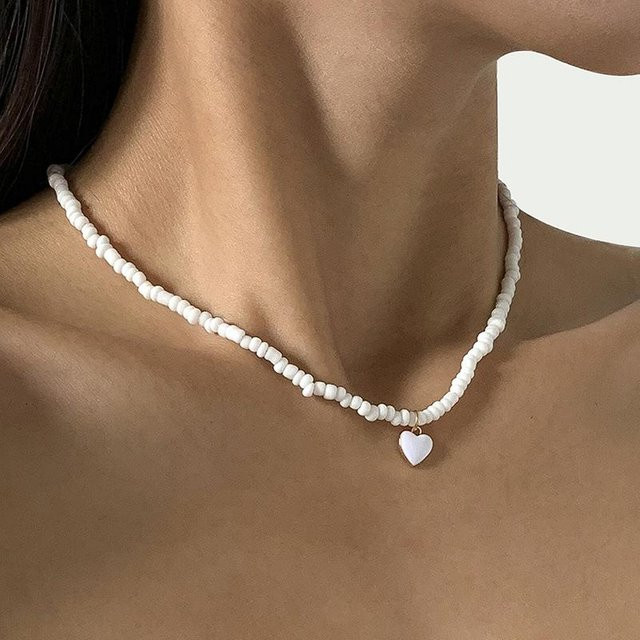 YULIN Halskette, Goldperlen, Perle, Damen, beige - Bild 1