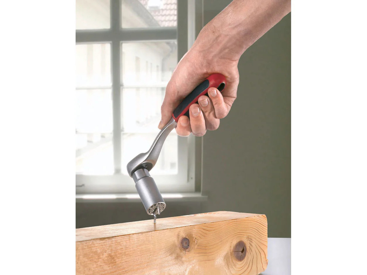 Parkside Ratsche mit Multi-Stecknuss aus Chrom-Vanadium und Edelstahl, 3/8 Zoll - Bild 2