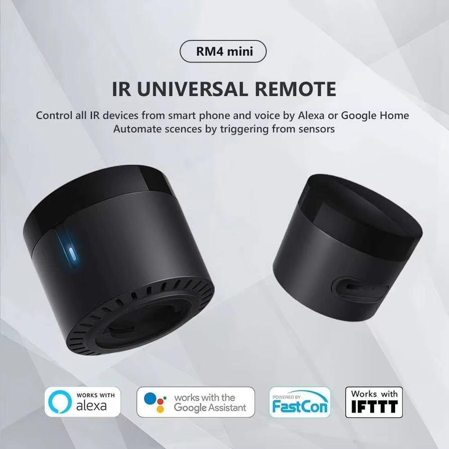 BroadLink RM4 mini Smart Infrarot-Fernbedienung für Klimaanlage und Smart Home, Schwarz - Bild 3