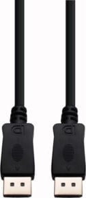 e+p DisplayPort Kabel DP 2.0 in Schwarz, Länge: 2 m - Bild 1